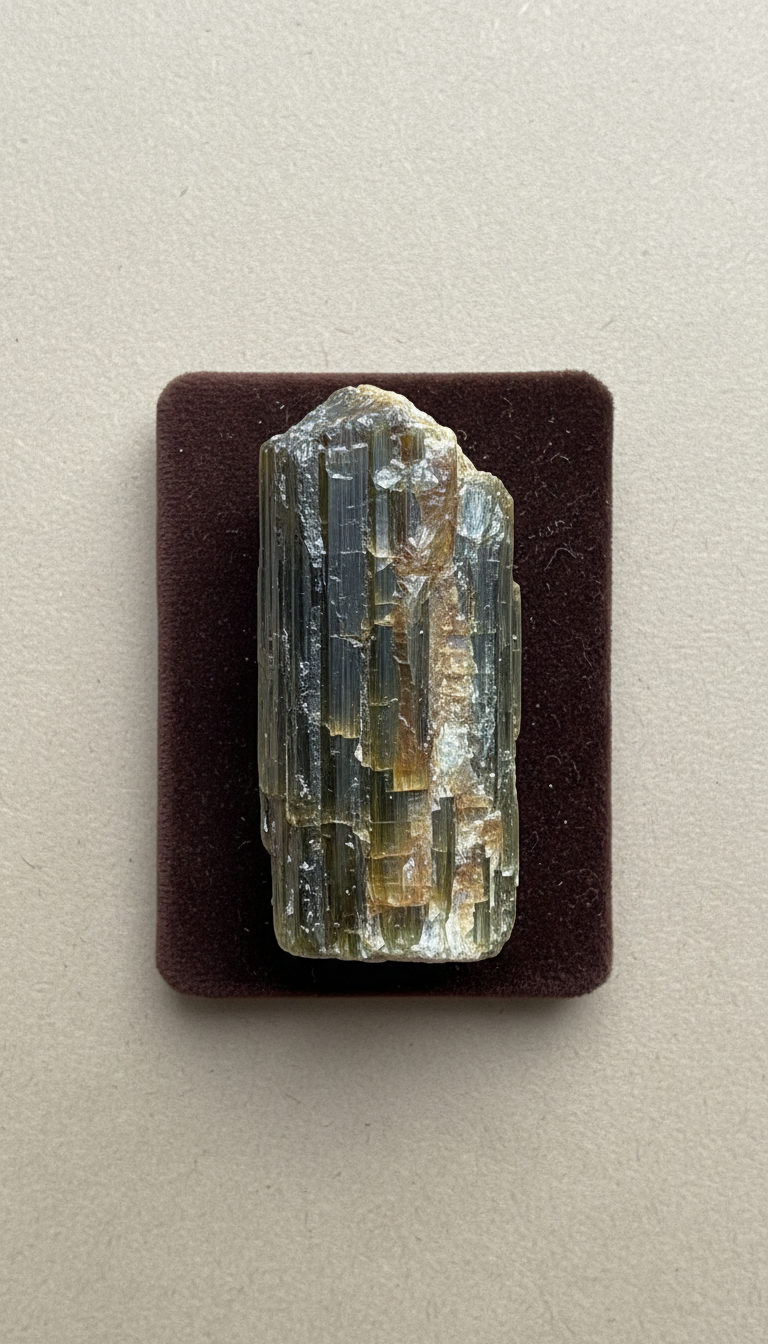 Natural Rough Tourmaline Crystal Specimen